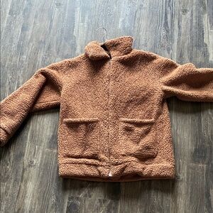 Warm Brown Sherpa Jacket